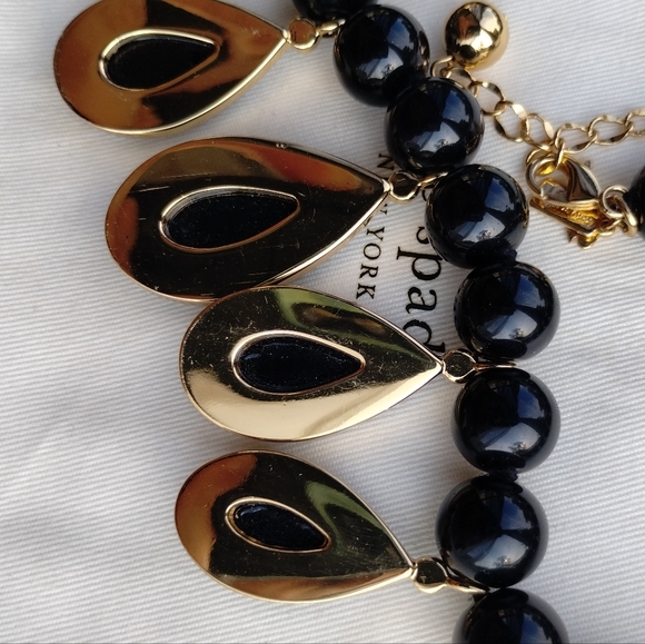 Kate Spade Bead Stone Bib Necklace - Picture 5 of 6